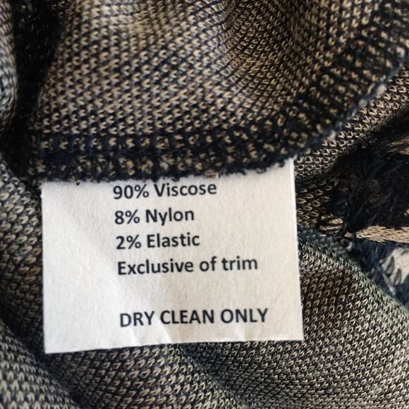 Sara Campbell Leopard Print Bodycon Dress Women's Size XS Black Brown - Picture 8 of 8